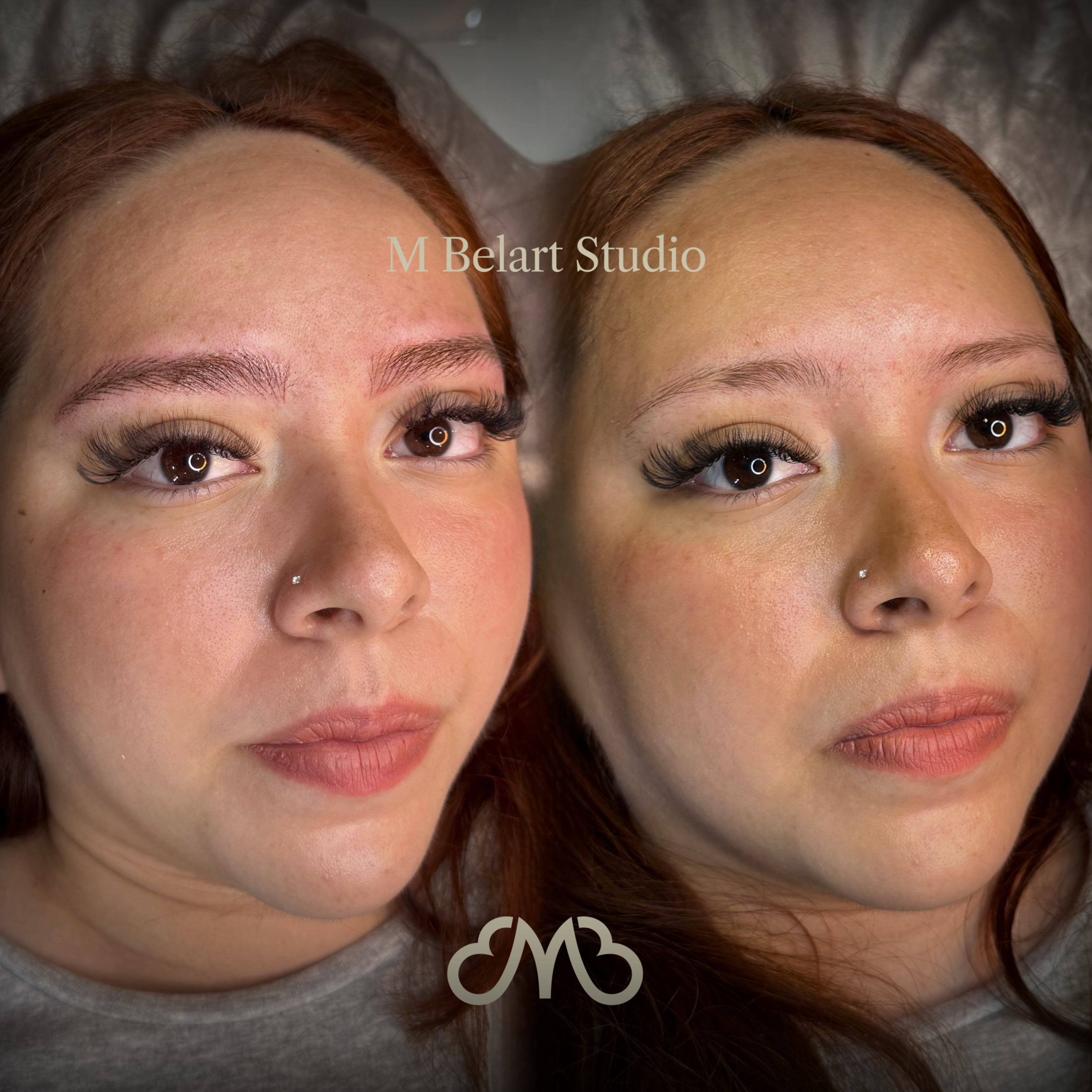 Cejas Hair Strokes naturales semipermanentes Monterrey · M Belart Studio