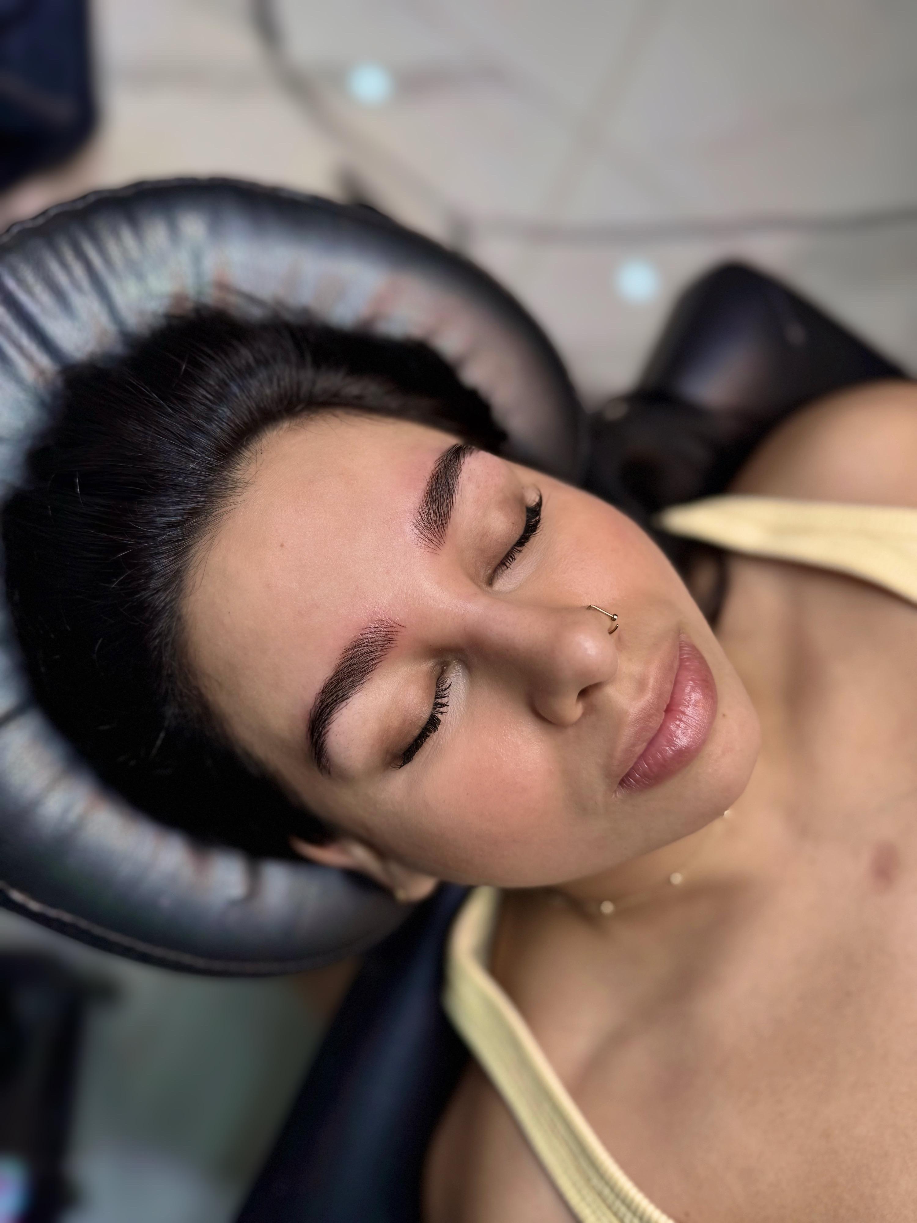 Cejas Hair Strokes naturales semipermanentes Monterrey · M Belart Studio