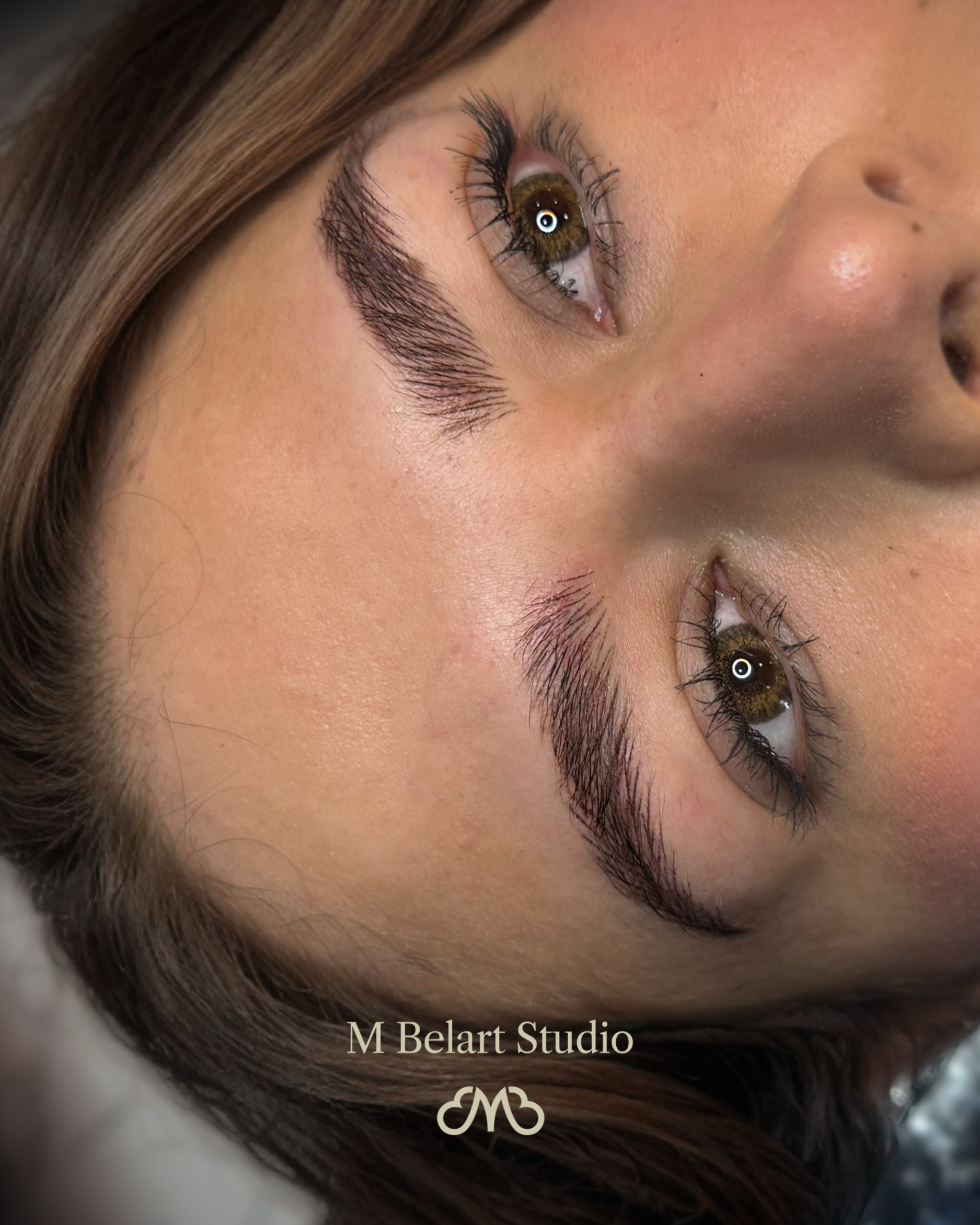 Cejas Hair Strokes naturales semipermanentes Monterrey · M Belart Studio