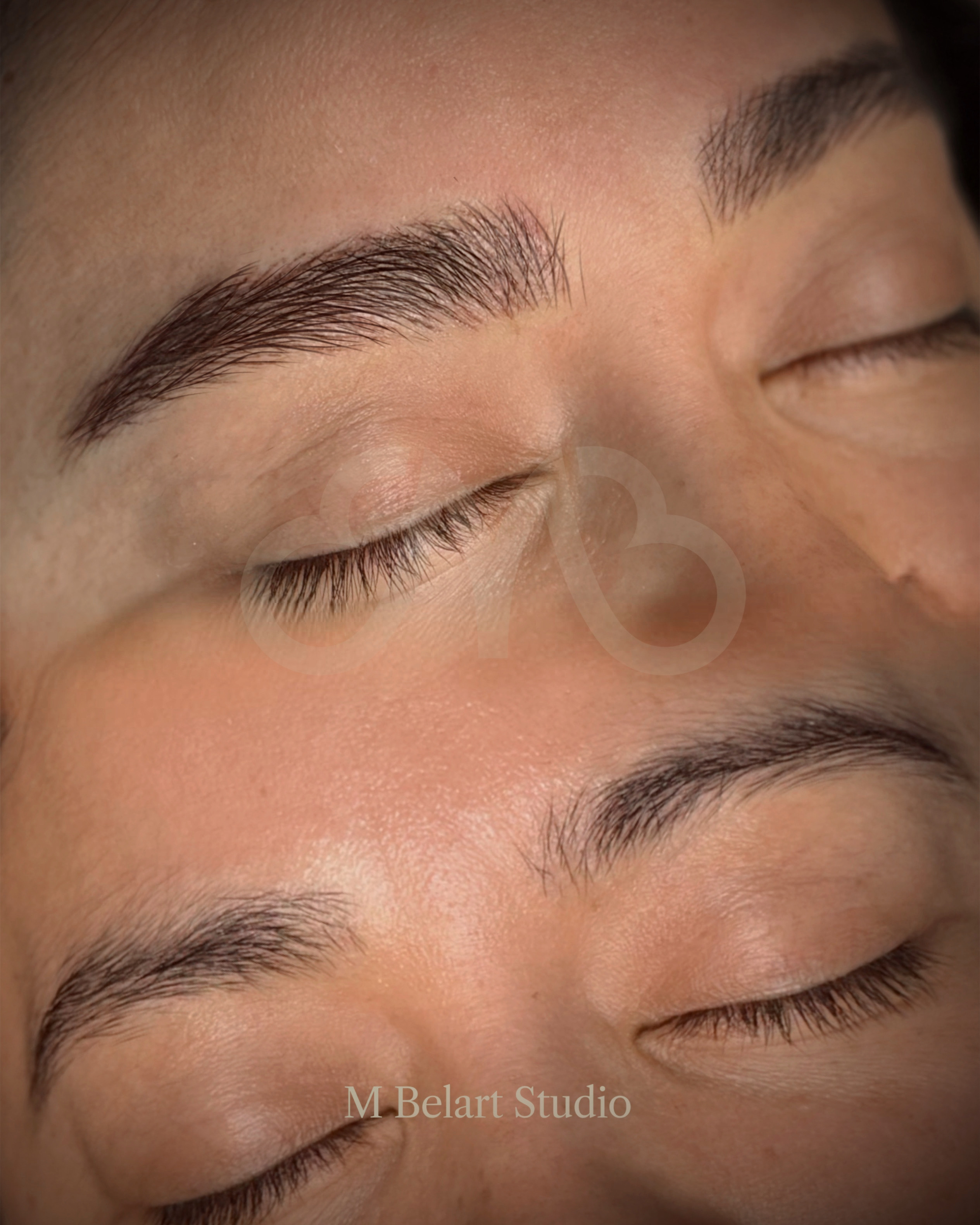 Cejas Hair Strokes naturales semipermanentes Monterrey · M Belart Studio